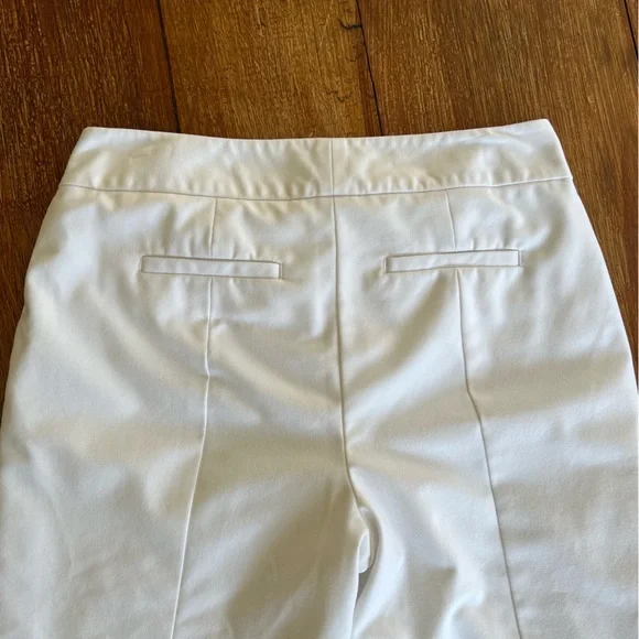 Talbots Heritage Women’s Petite White Cropped Pants Capri Lined Size 8P - Picture 4 of 15